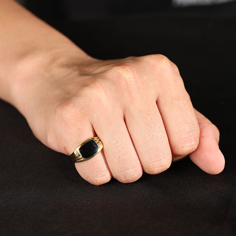 18k Plated-Gold Pinky Ring